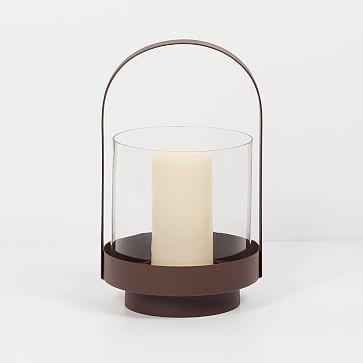 Angeles Outdoor Lantern Small - Red Clay - Image 3