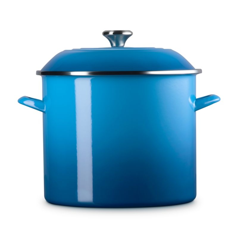 Le Creuset ® 16-Qt. Marseille Enameled Stockpot with Stainless Steel Knob - Image 1