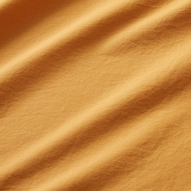 Mellow Amber Organic Cotton Queen Sheet Set - Image 1