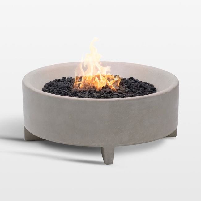 Neighbor ™ Rook Round Stone Natural Gas Fire Table - Image 0