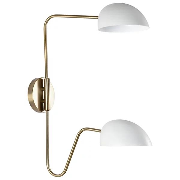 Dev 2-Light Swingarm Wall Sconce - Image 0