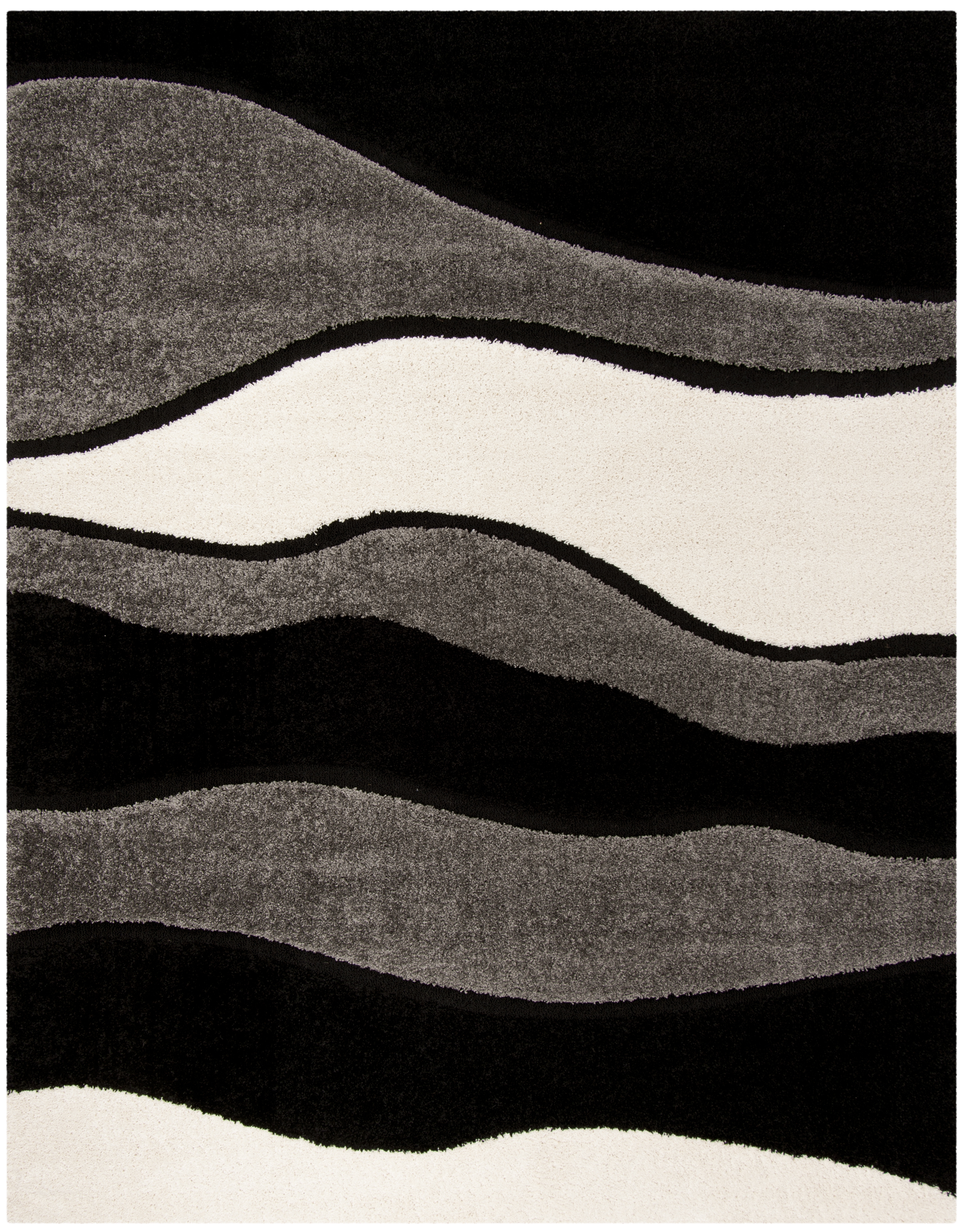 Arlo Home Woven Area Rug, SG475-8090, Grey/Black,  8' X 10' - Image 0