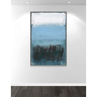 Coastal Nightfall - Floater Frame Canvas - Image 0