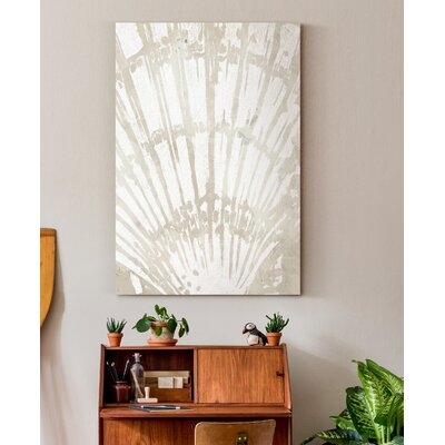 Linen Tropical Silhouette II - Print on Canvas - Image 0
