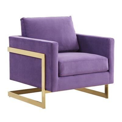 Bellago 31.5" W Velvet Side Chair - Image 0