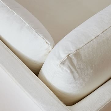 Hampton Set of 2: Chair Native Linen White CS - Image 3