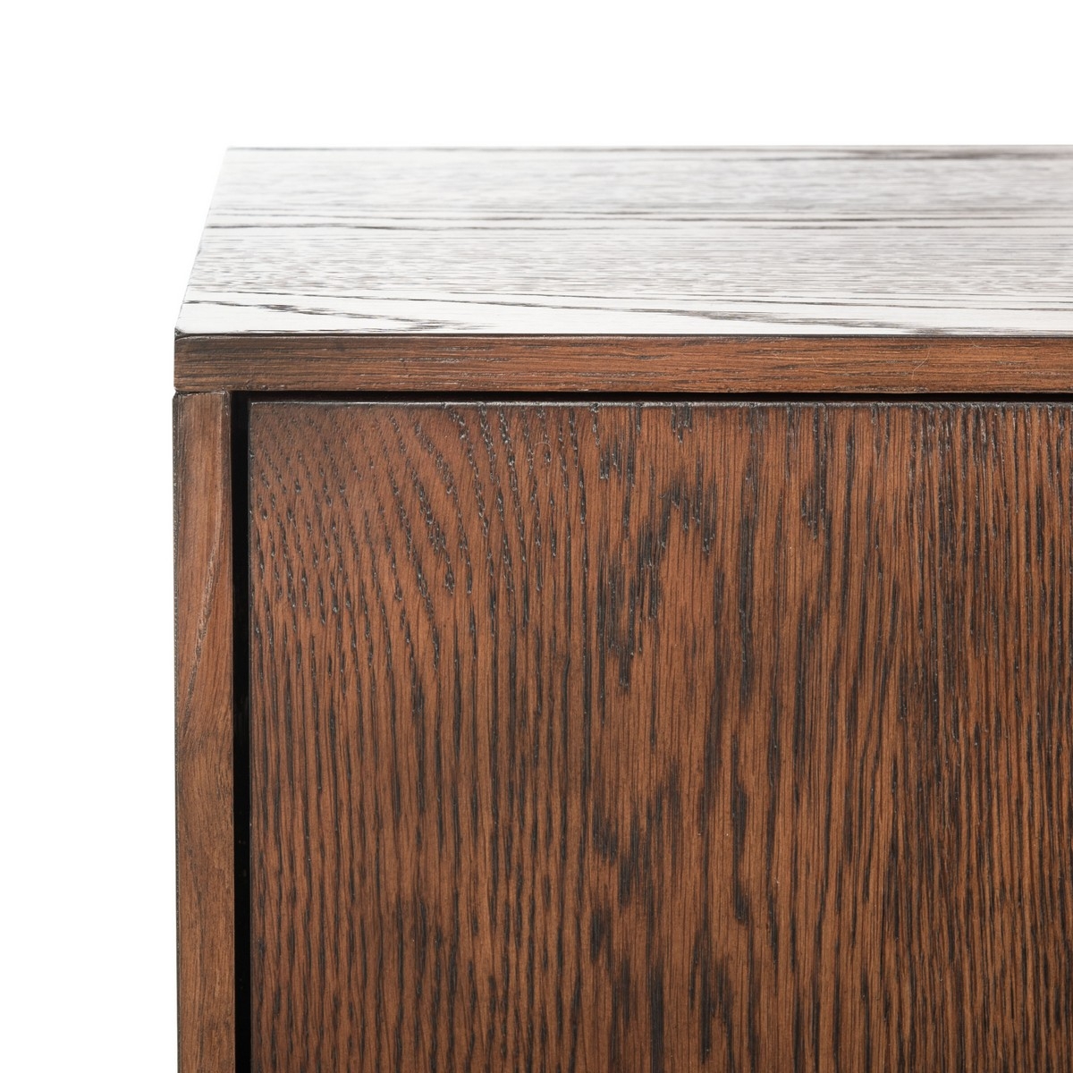 Mallory 4 Door Media Stand - Dark Brown - Image 2