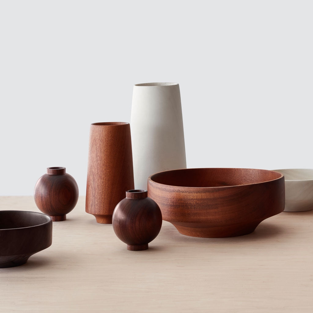 The Citizenry Tikal Wood Bud Vase | Dark Wood - Image 3