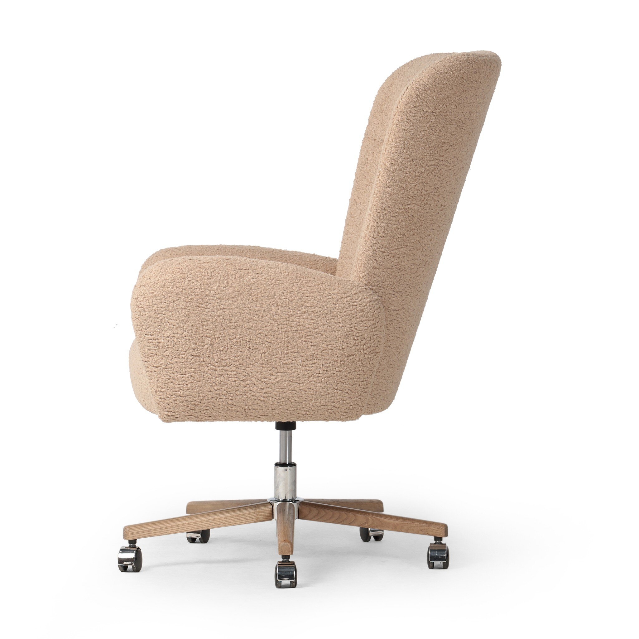 Cade Desk Chair - Sheepskin Camel - Image 10