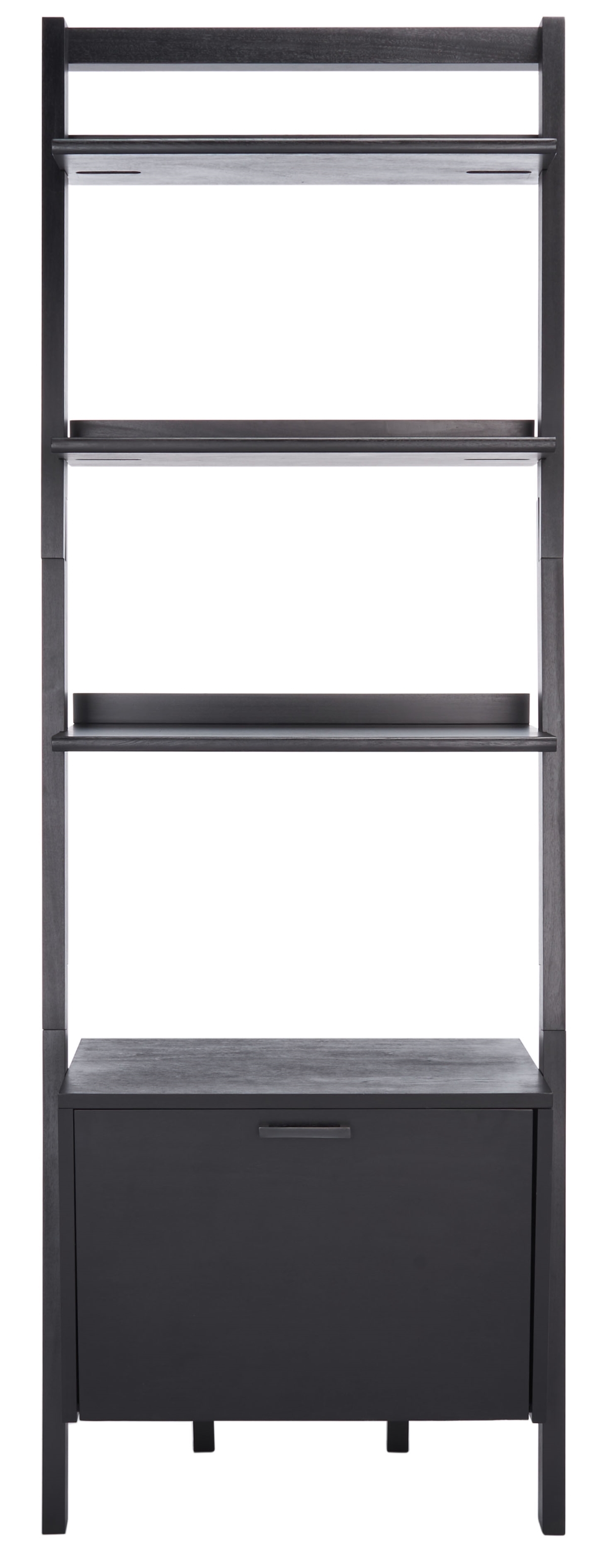 Lavina 3 Shelf 1 Door Etagere - Black - Safavieh - Image 0