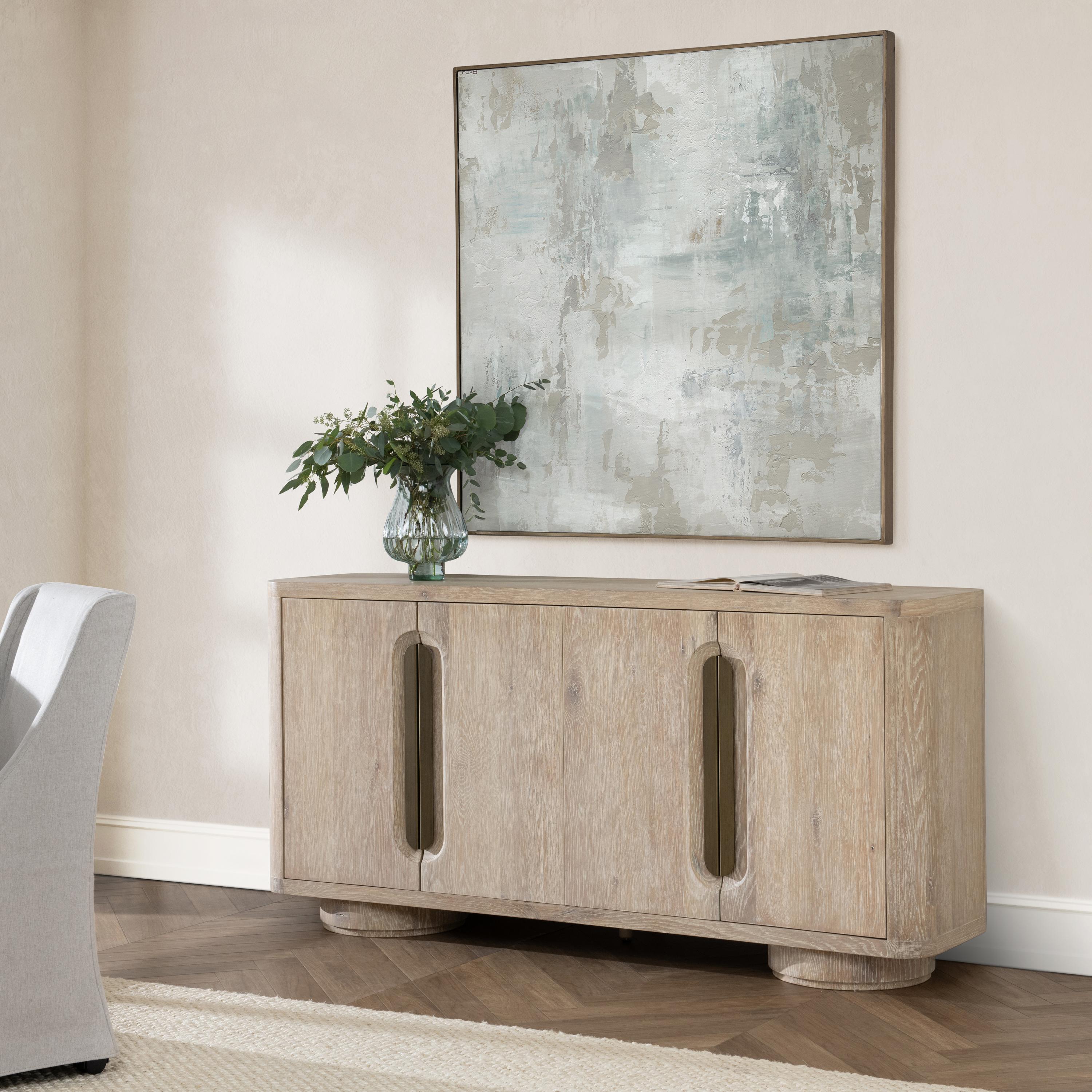 Tiber 4Dr Buffet White Washed - Image 0