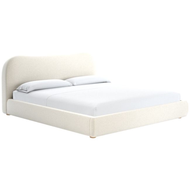 Diana King Bed Nomad Snow - Image 0