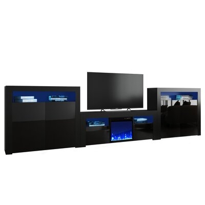 Rimsha Entertainment Center for TVs up to 65" with Fireplace Included - Image 0