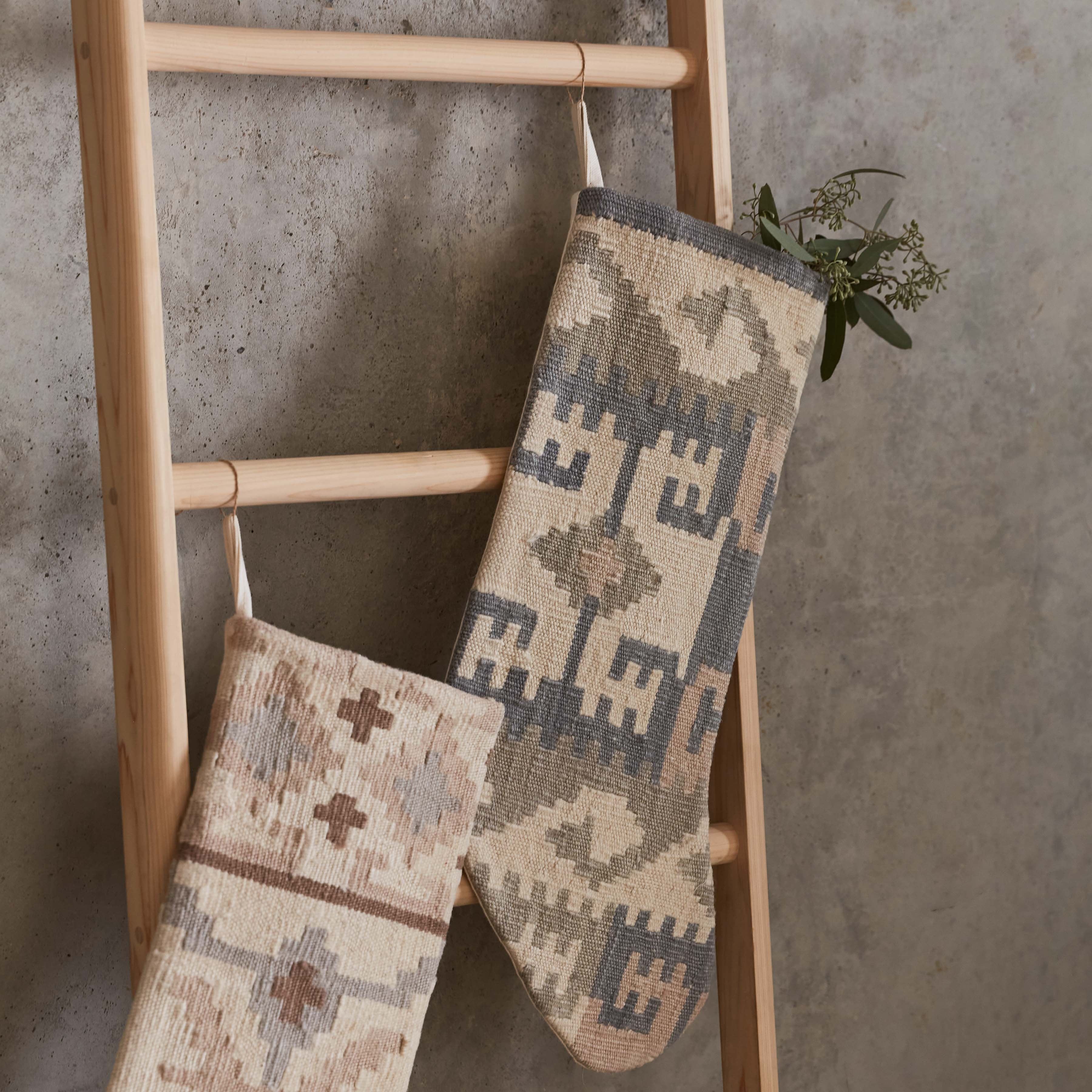 The Citizenry Adana Kilim Stocking | Stone Blue - Image 1