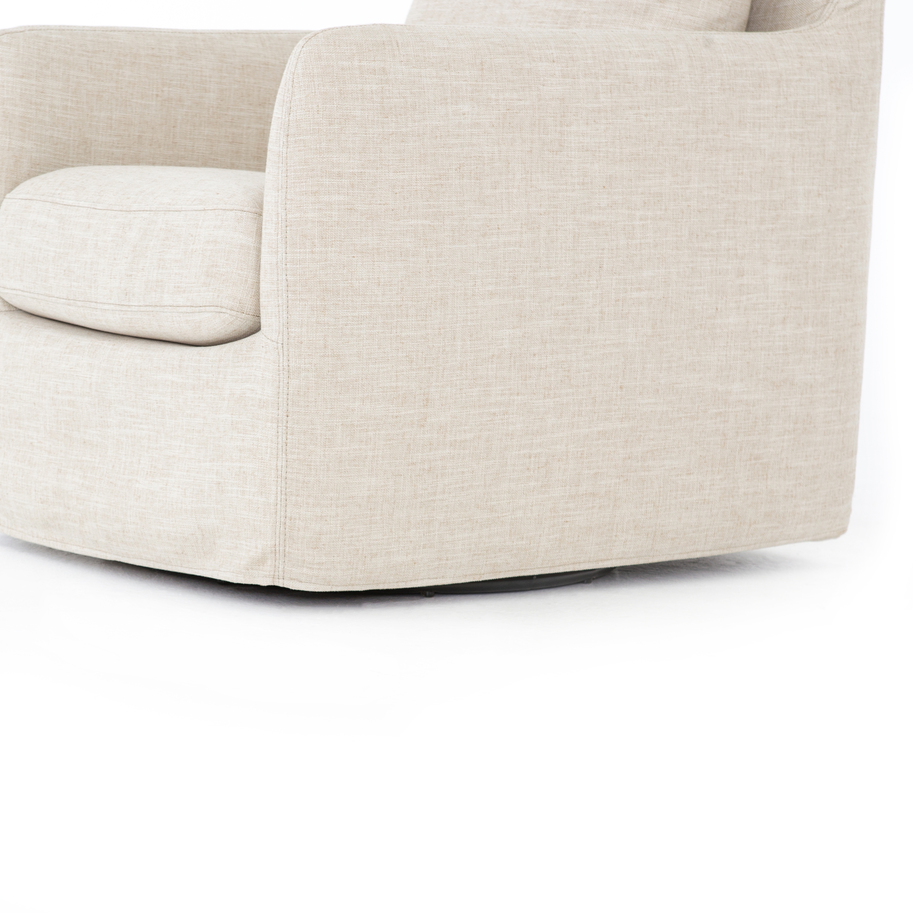 Banks Swivel Chair-Cambric Ivory - Image 3