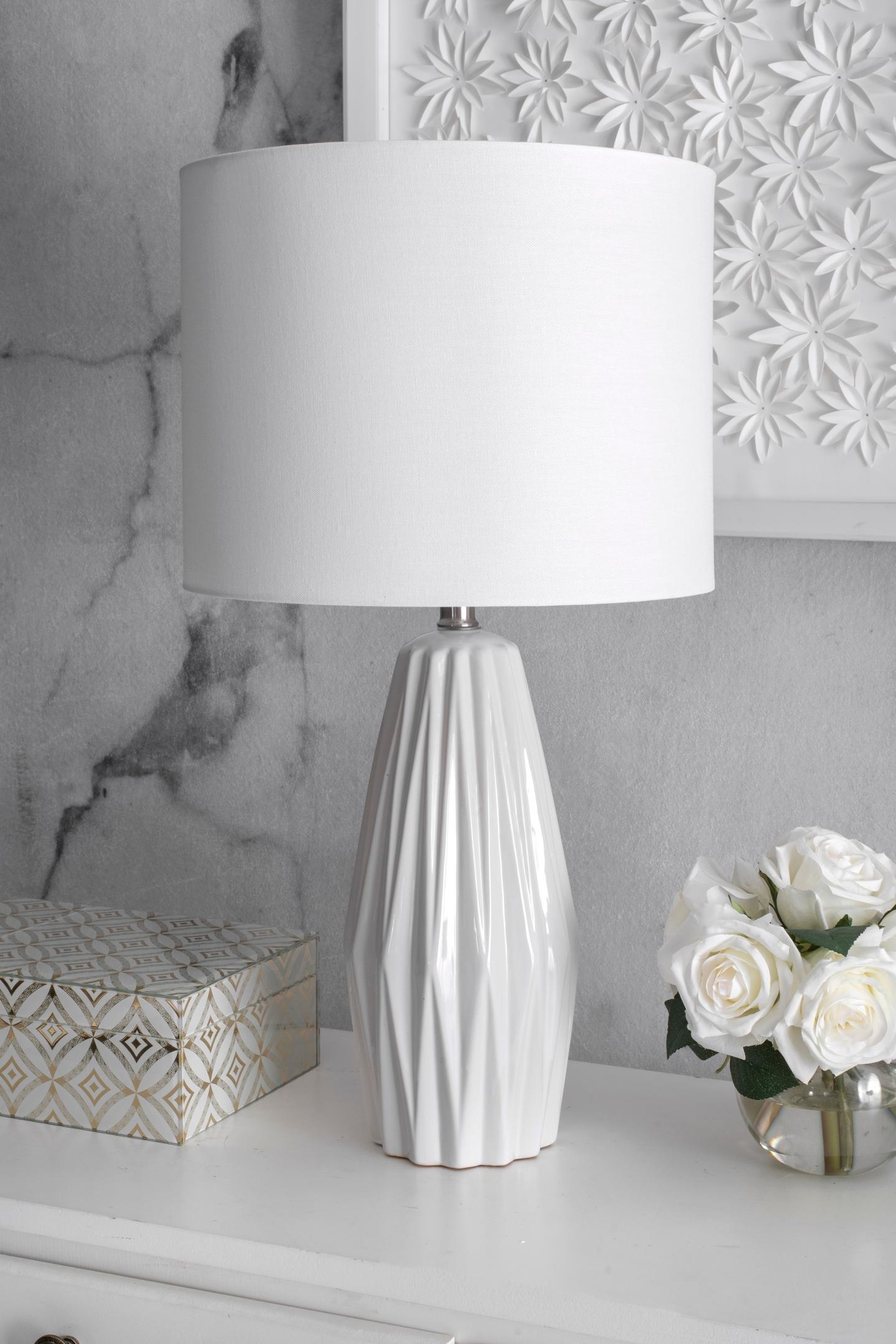Davis Ceramic Table Lamp, 25" - Image 1