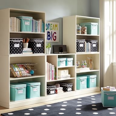 Stack Me Up Modular Wall Bookcase, Simply White - Image 2