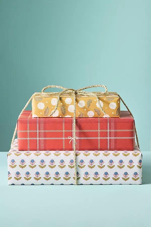 Double-Sided Wrapping Paper Sheets, Set of 9 - Image 0