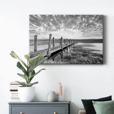 Sunset Contemplation Premium Gallery Wrapped Canvas - Ready To Hang - Image 0