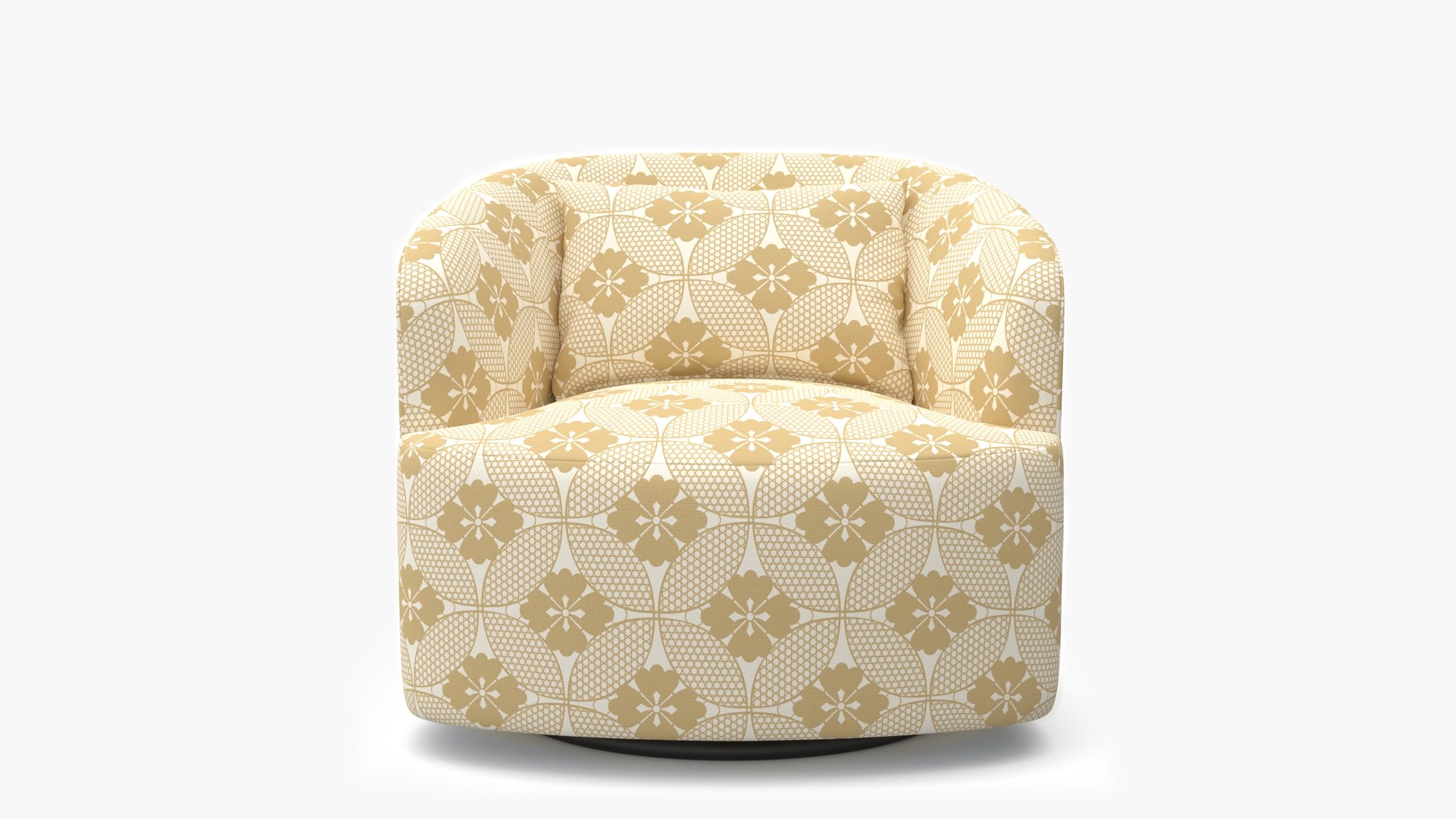 Deco Swivel Chair, Rattan Solaire - Image 0