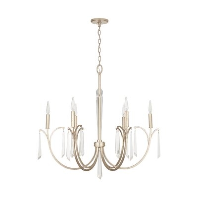 Mathilde 6 - Light Candle Style Classic Chandelier - Image 0
