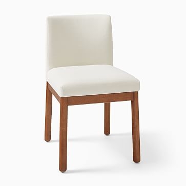 Hargrove Side Chair, Yarn Dyed Linen Weave, Alabaster, Dune - Image 1