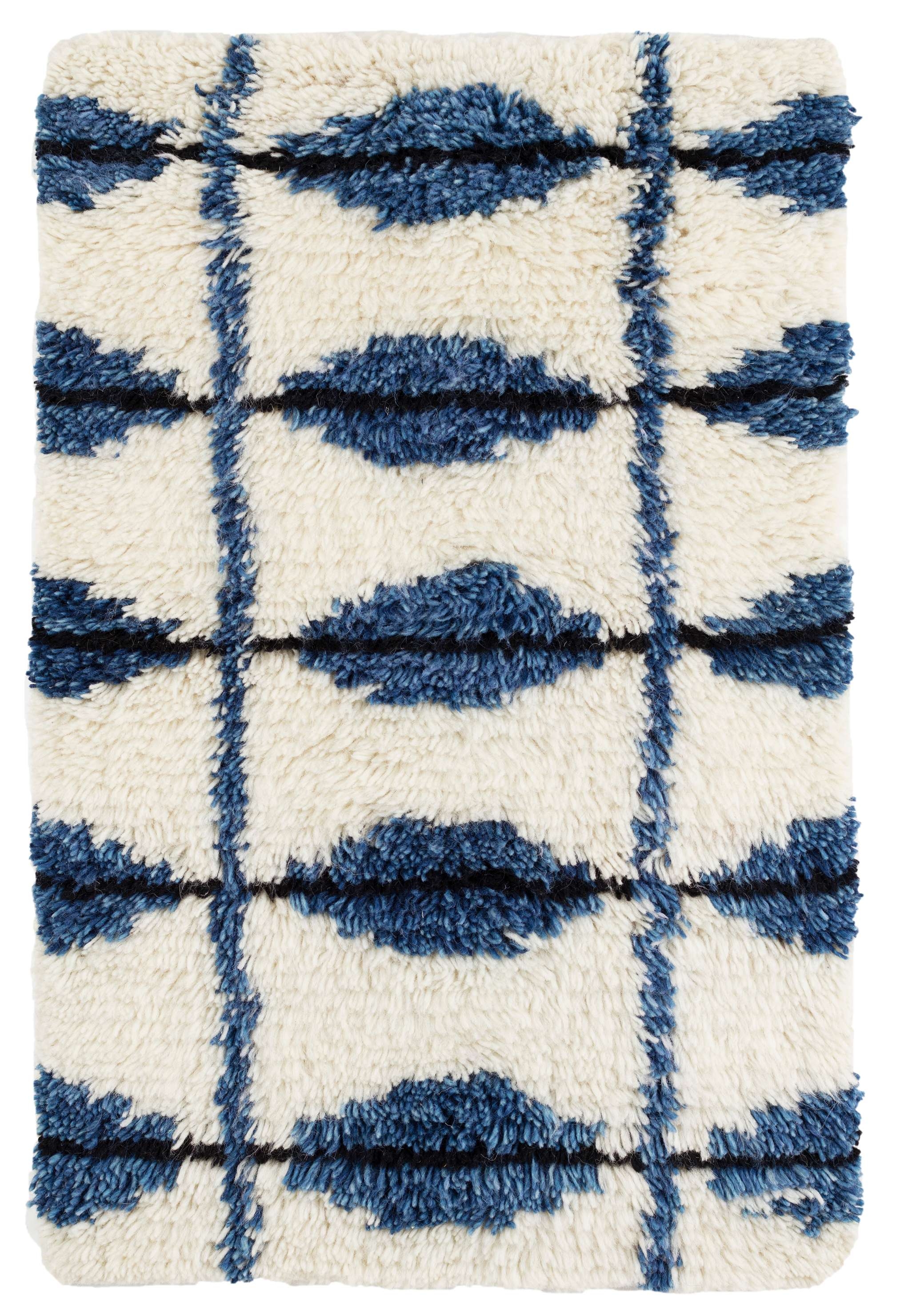 Noma Indigo Handwoven Wool Rug - Image 0