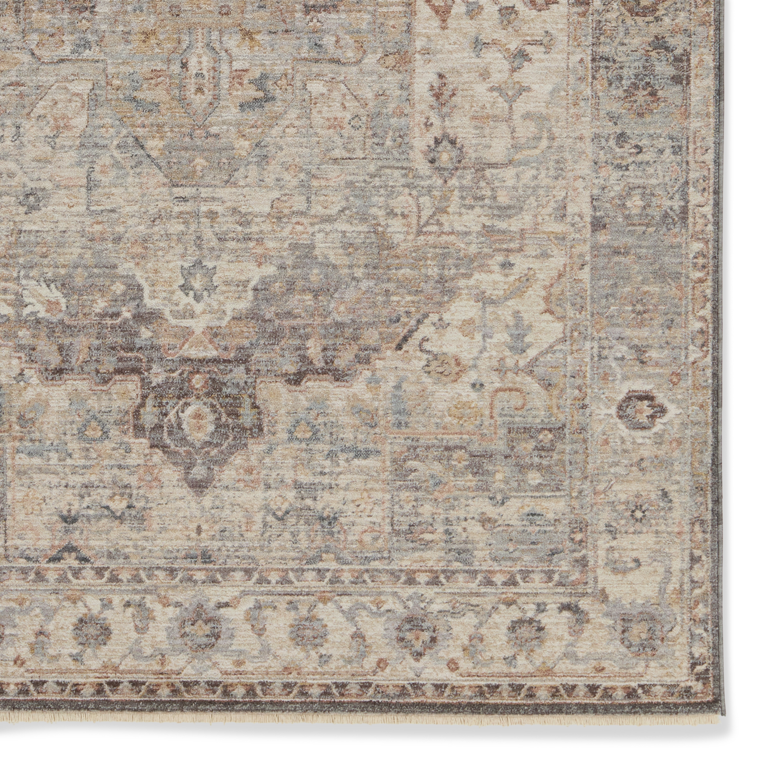 Starling Medallion Tan/ Brown Area Rug (5'3"X8'1") - Image 3