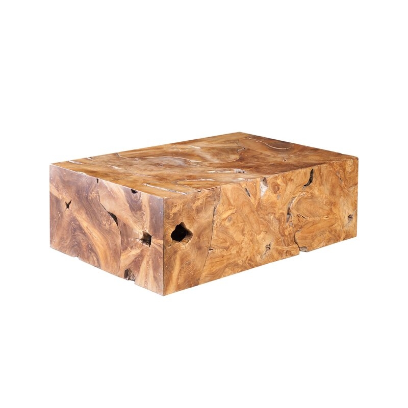 Phillips Collection Teak Slice Coffee Table - Image 0