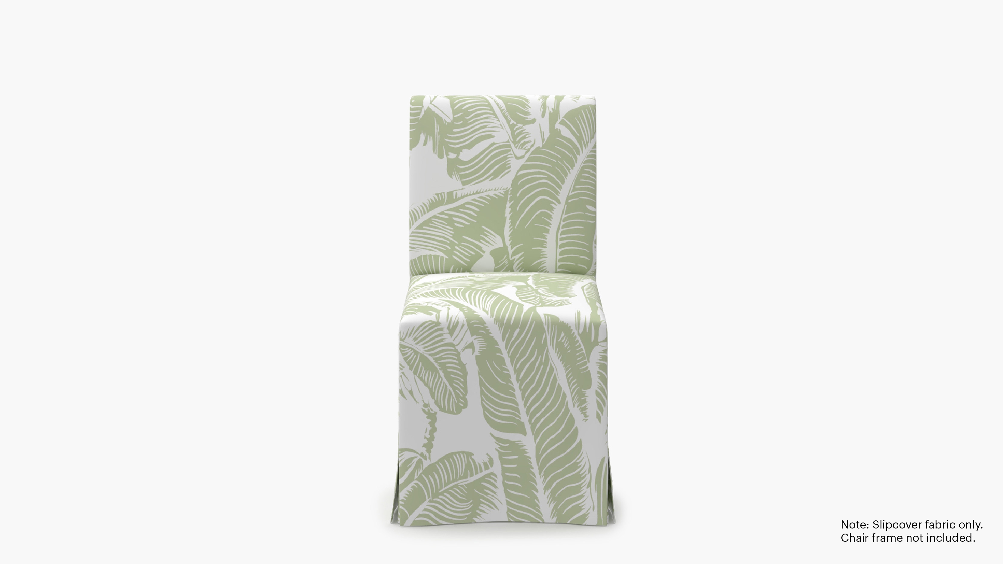 Slipcovered Signature Dining Chair - Cover Only, Sage Martinique® Encore - Image 0