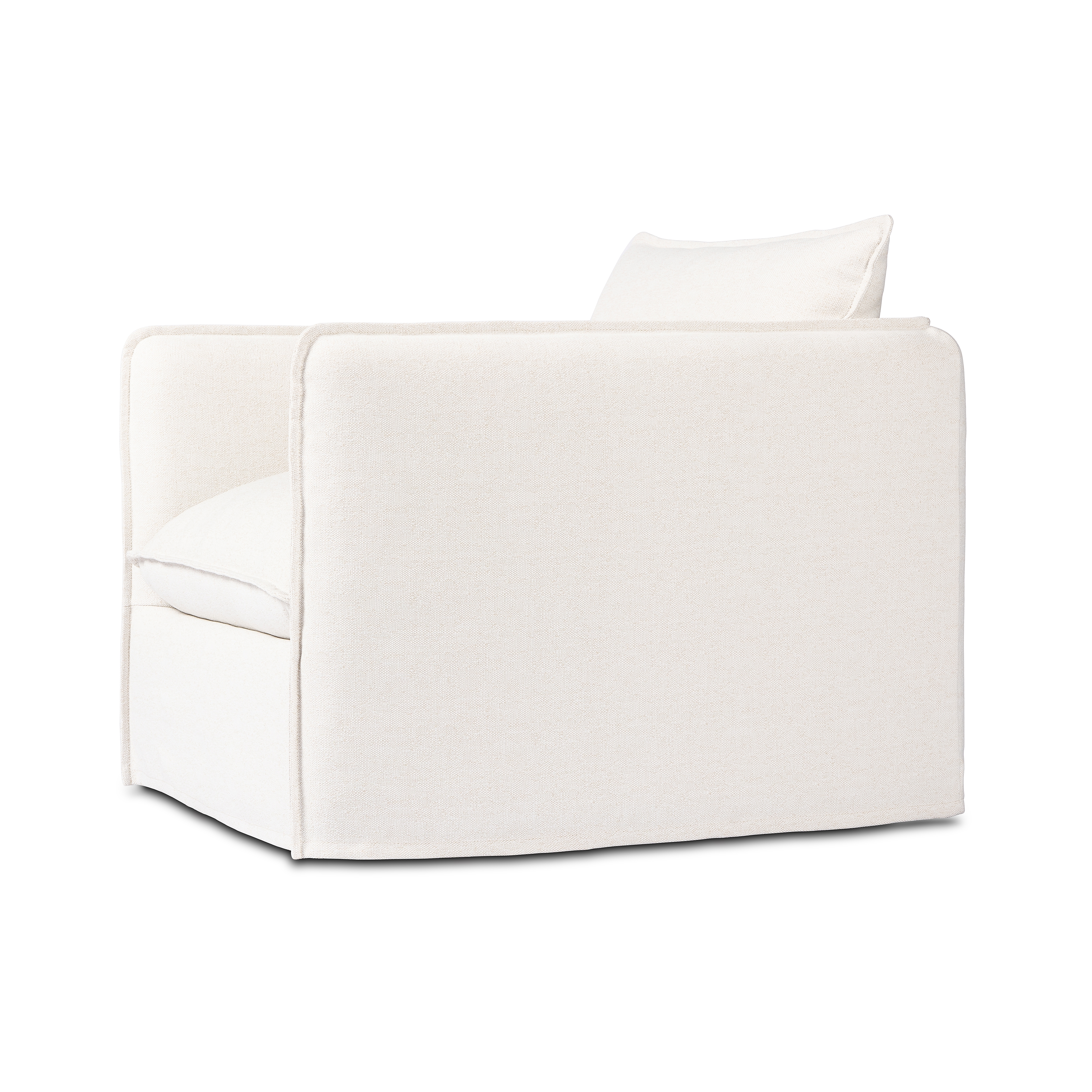 Andre Outdoor Swivel Chair-Alessi Linen - Image 2