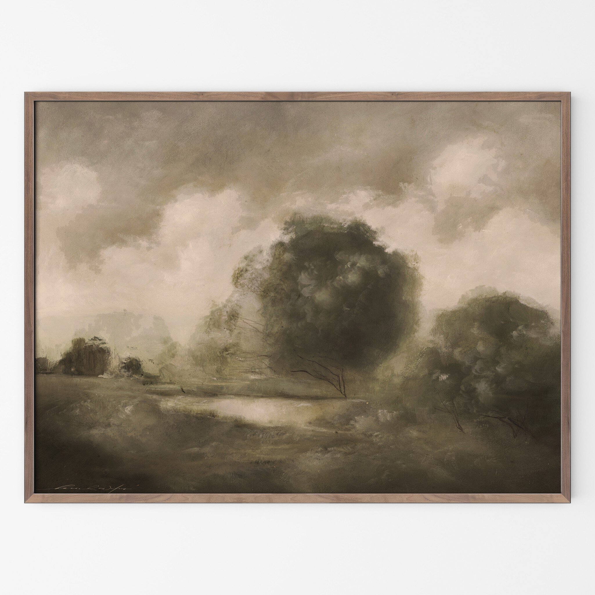 Peace Like A River #3 by Hannah Winters - Rustic 2.5 Walnut - Image 0