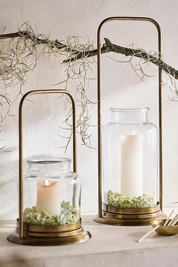 Cloche Lantern with Tall Handle - Image 0