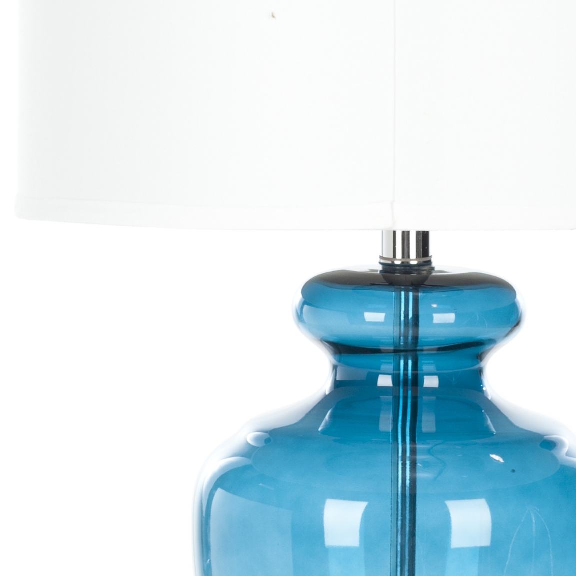 Morocco Glass Lamp - Blue - Safavieh - Image 3