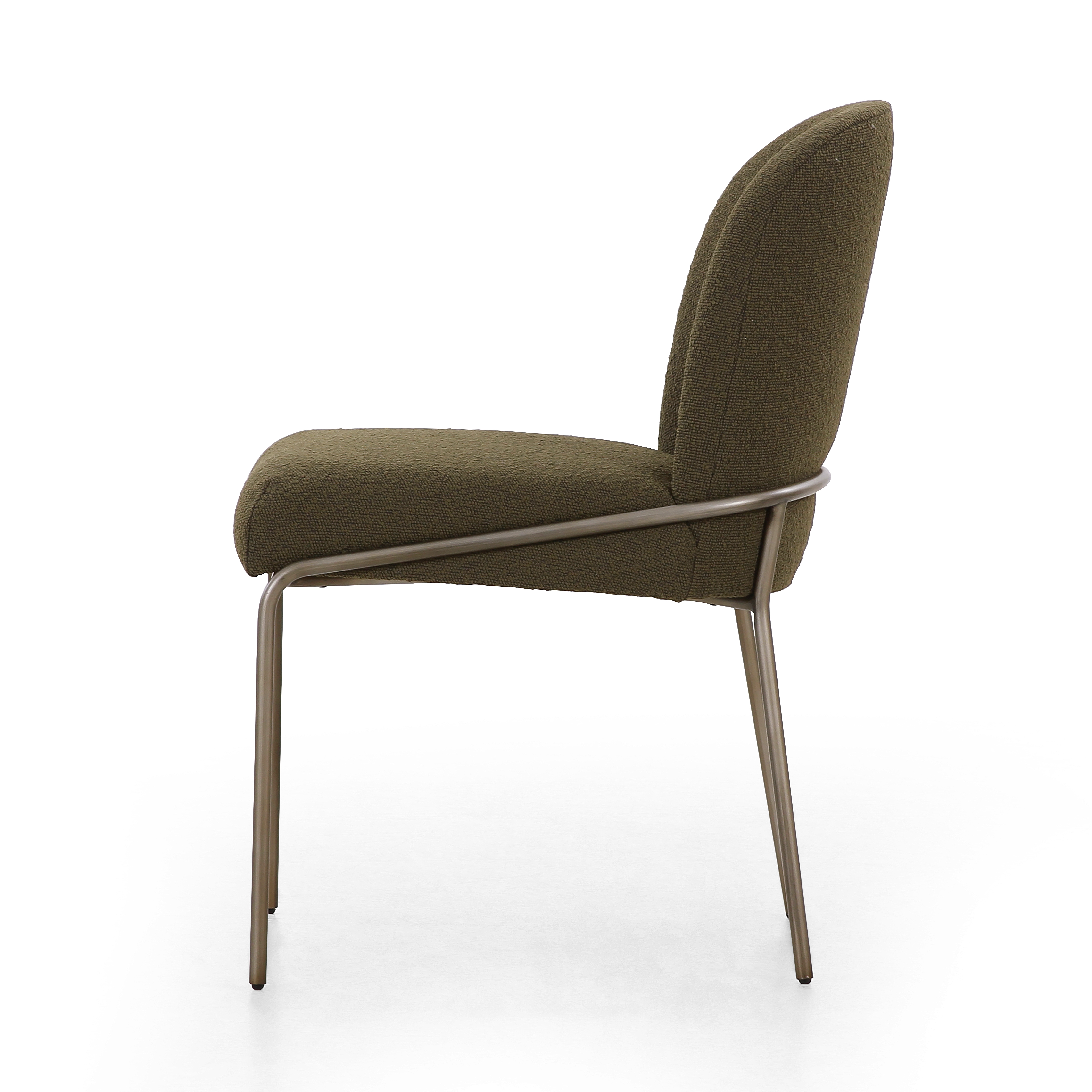 Astrud Dining Chair-Fiqa Boucle Olive - Image 3