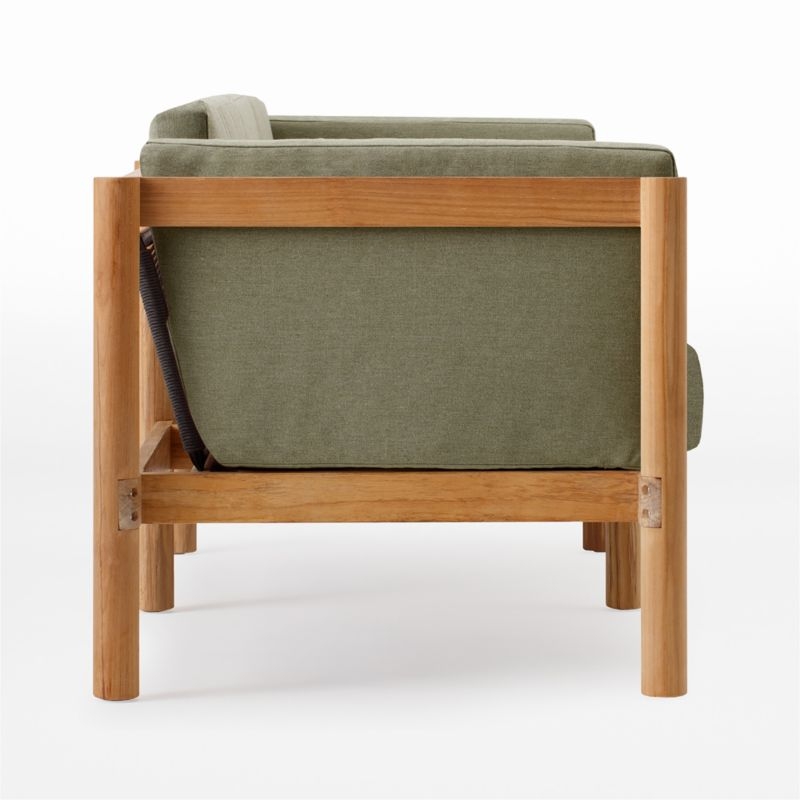 Neighbor ™ Haven 66" Leaf Green Outdoor Loveseat - Image 2