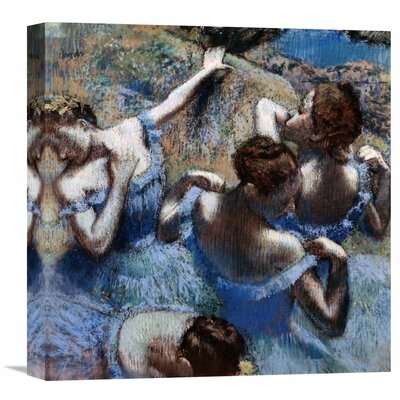 'Blue Dancers (Les Danseuses Bleues)' by Edgar Degas Painting Print on Wrapped Canvas - Image 0