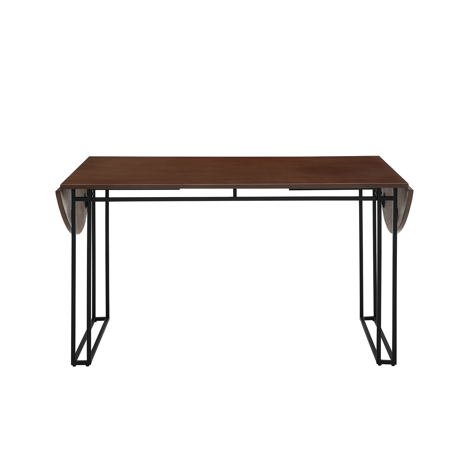 Weber 72" Oval Drop Leaf Dining Table - Walnut - Image 4
