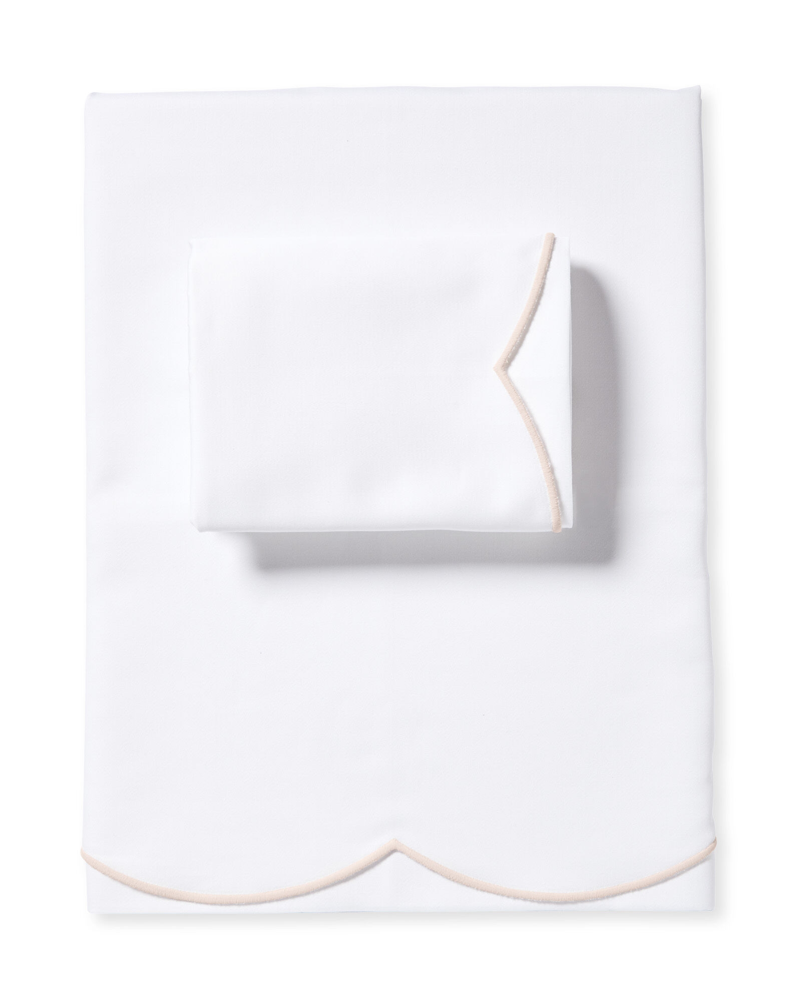 Scallop Sateen Sheet Set