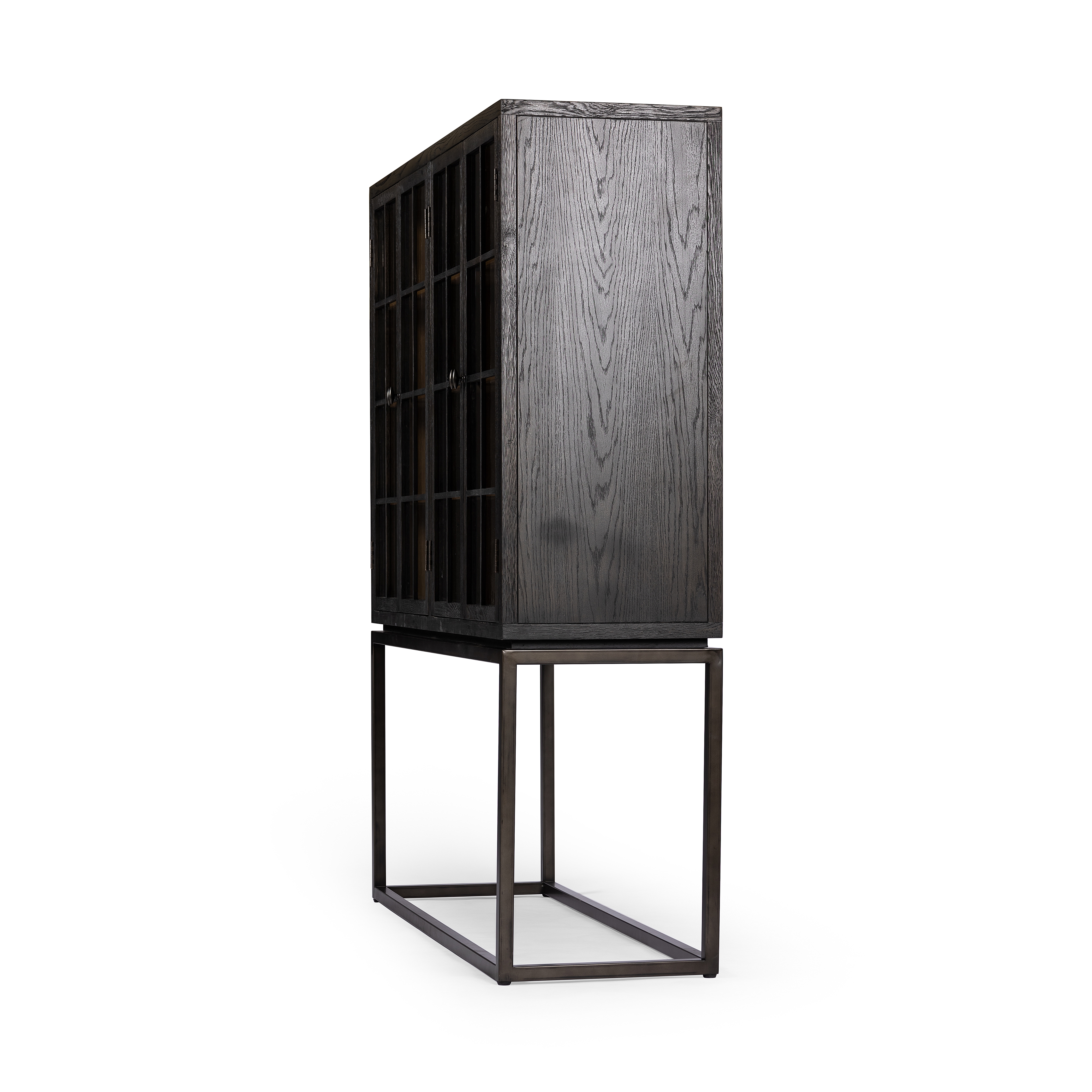 Palmer Cabinet-Charcoal Oak Veneer - Image 3