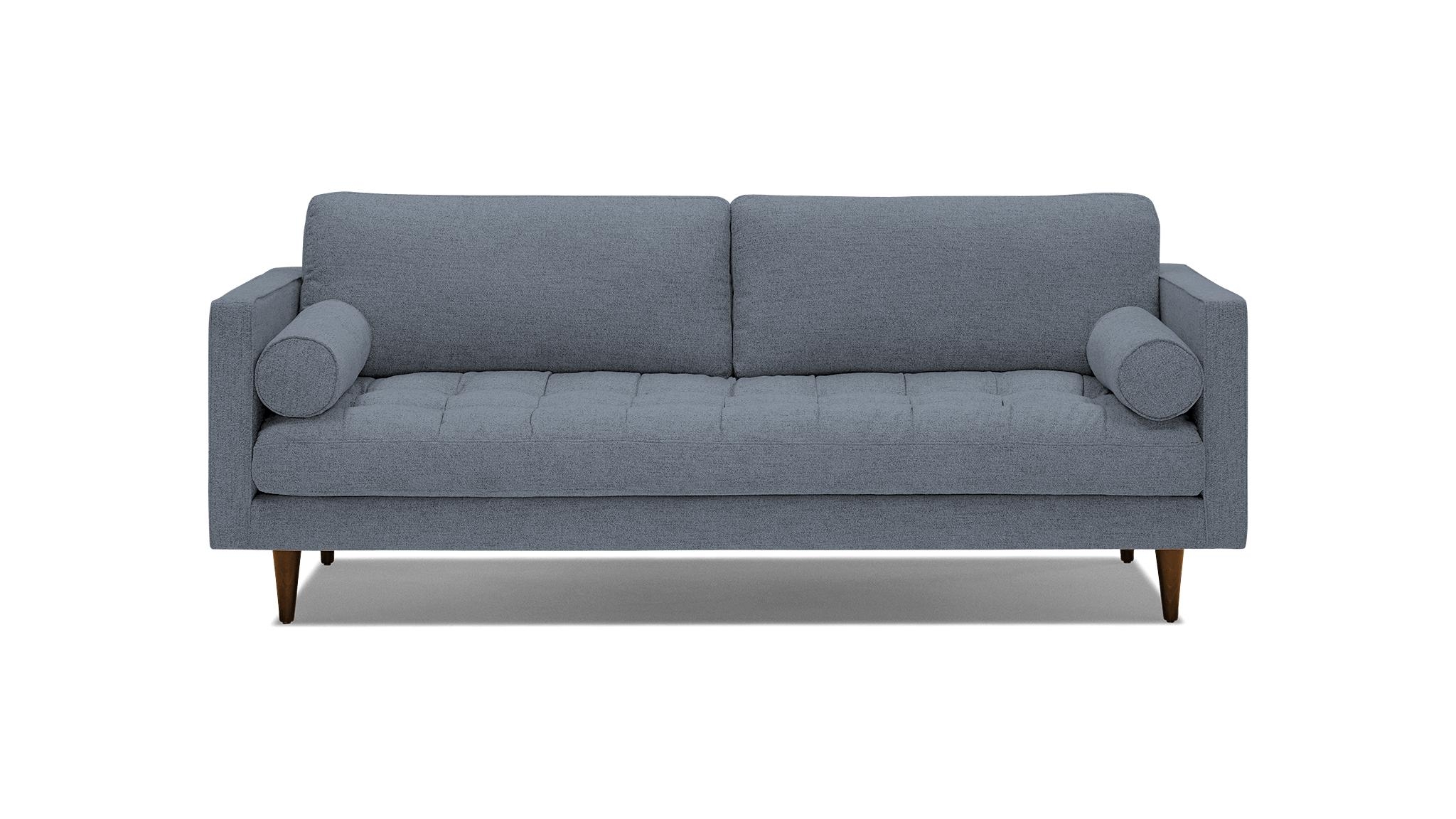 Blue Briar Mid Century Modern Sofa - Dawson Slate - Mocha - Image 0