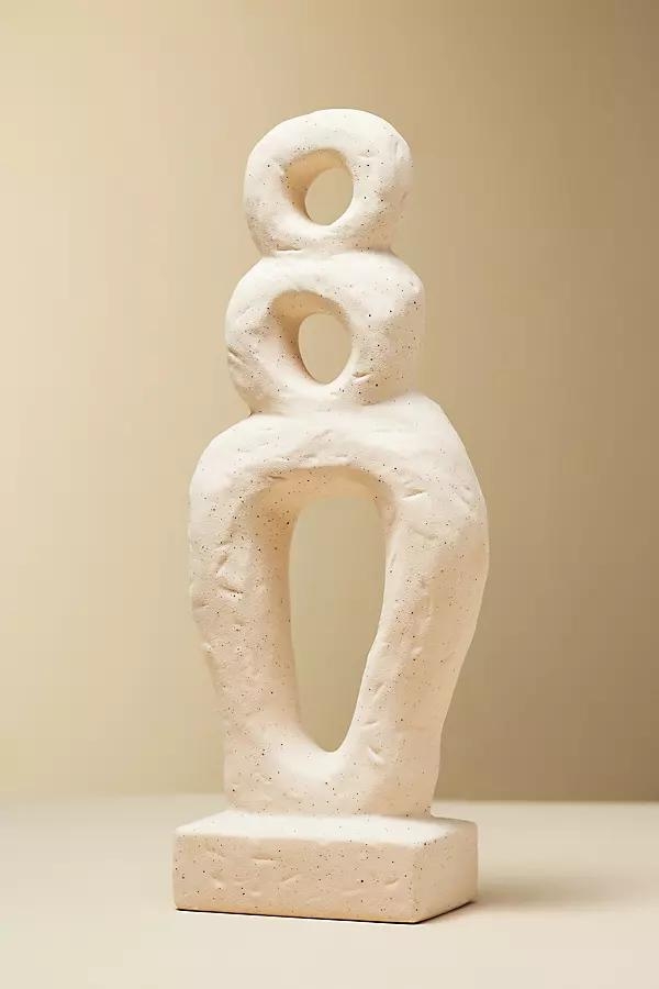 Neutral Ceramic Casita Sculpture - Image 0