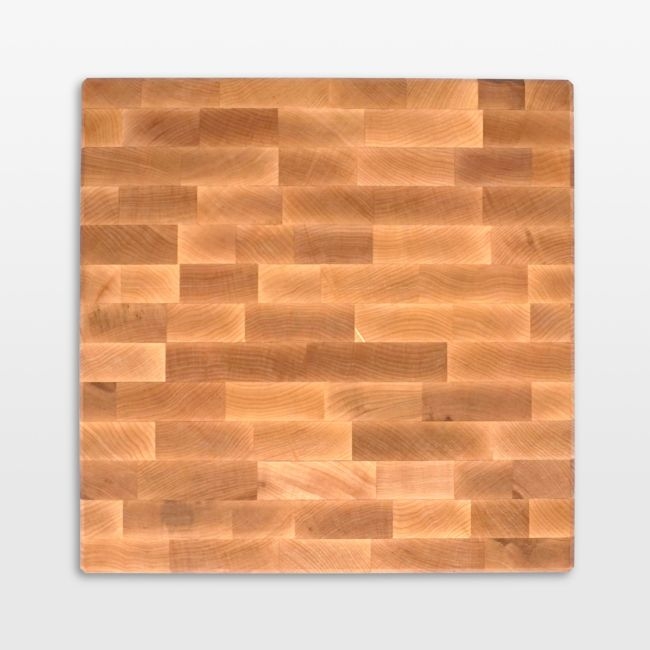 JK Adams Professional End Grain Maple Square Cutting Board, 16"x16"x 2" - Image 0
