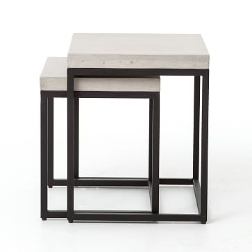 Limestone & Iron Nesting Tables - Image 2
