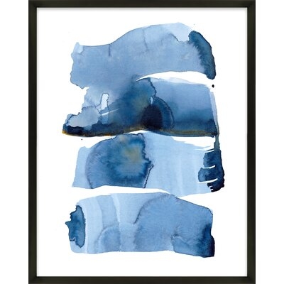 Blue Wash Series Blue Wash 4 by Jacques Pilon - Picture Frame Painting Print on Paper - Image 0