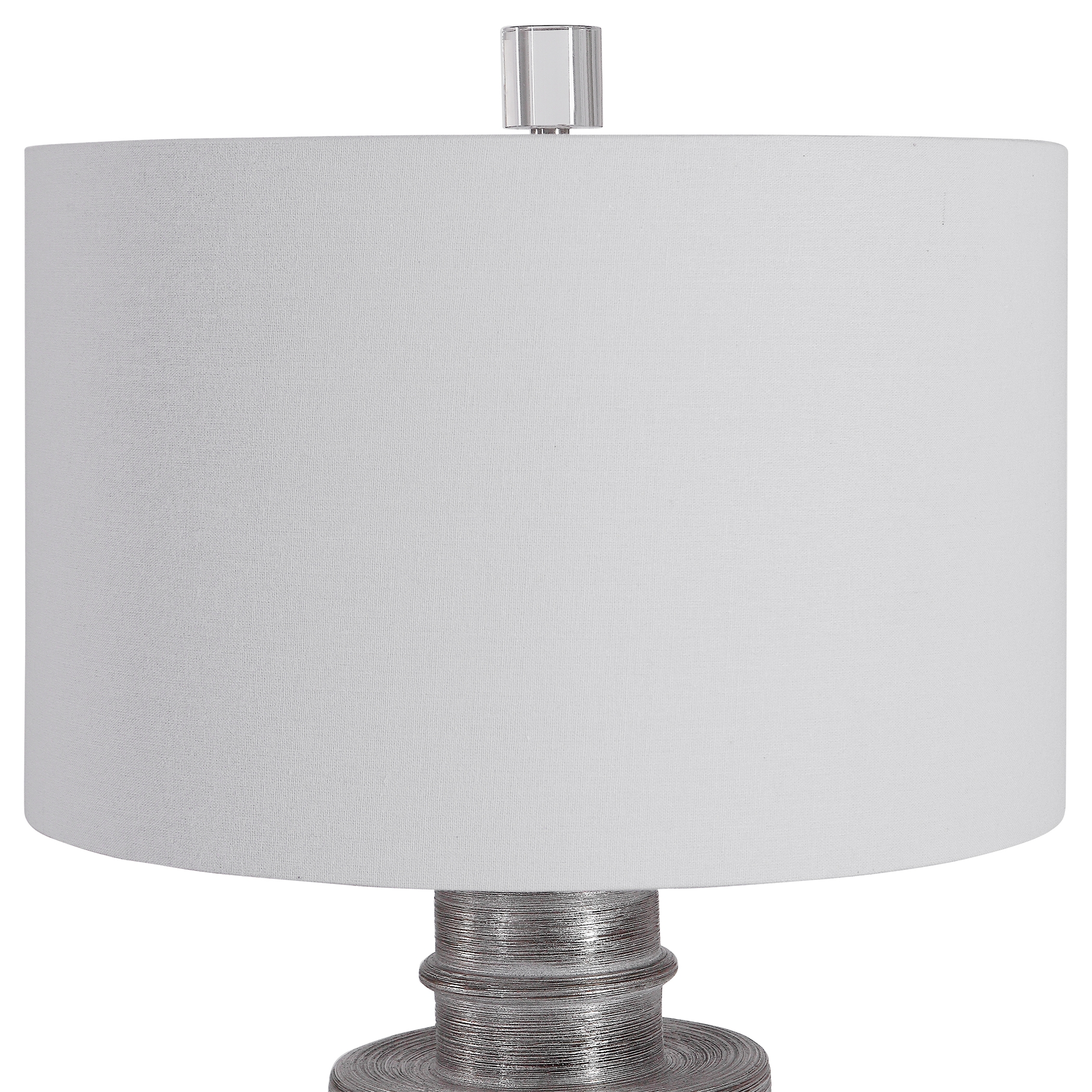 Anitra Metallic Silver Table Lamp - Image 3