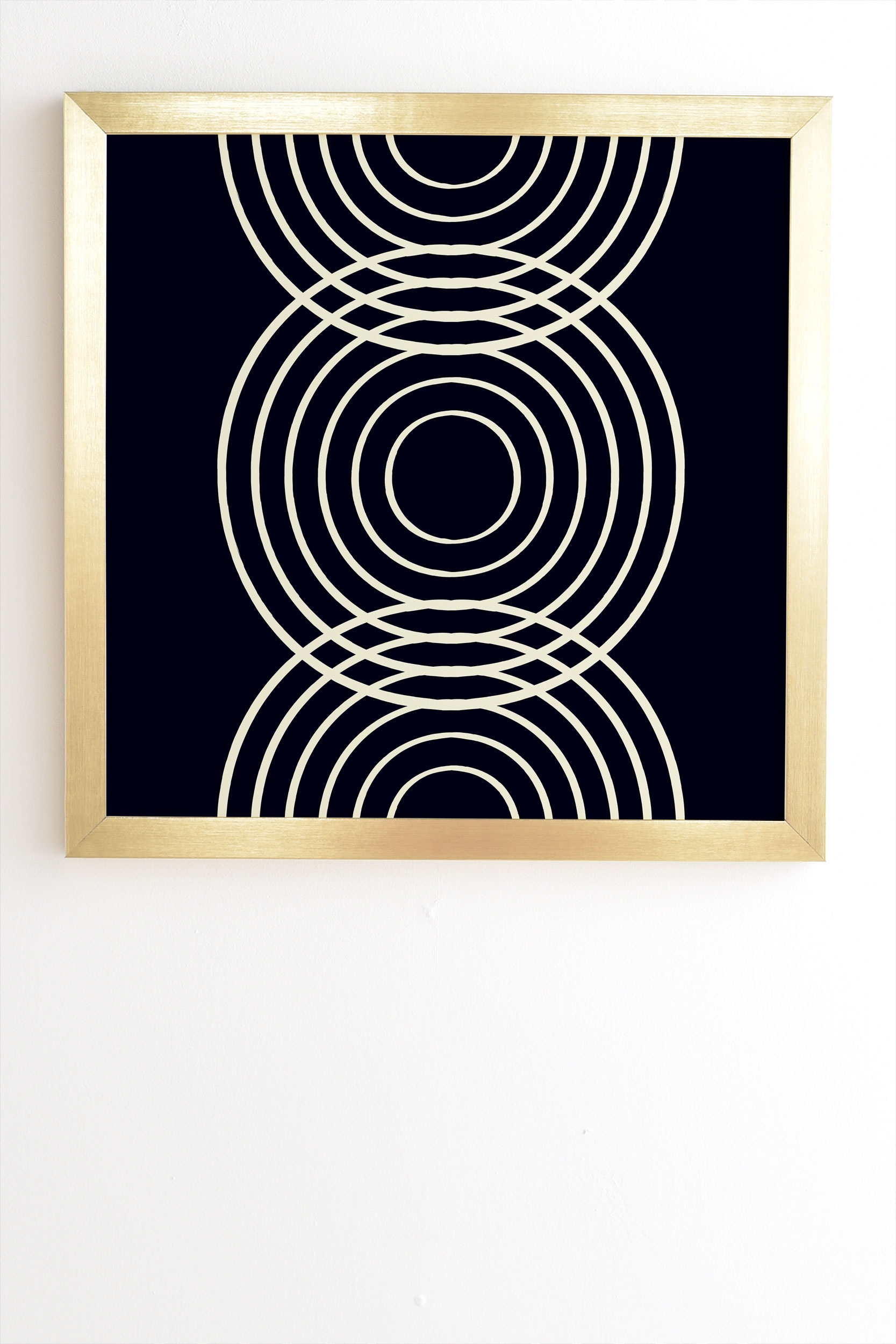 Life Balance Black by Grace - Framed Wall Art Basic Gold 8" x 9.5" - Image 1