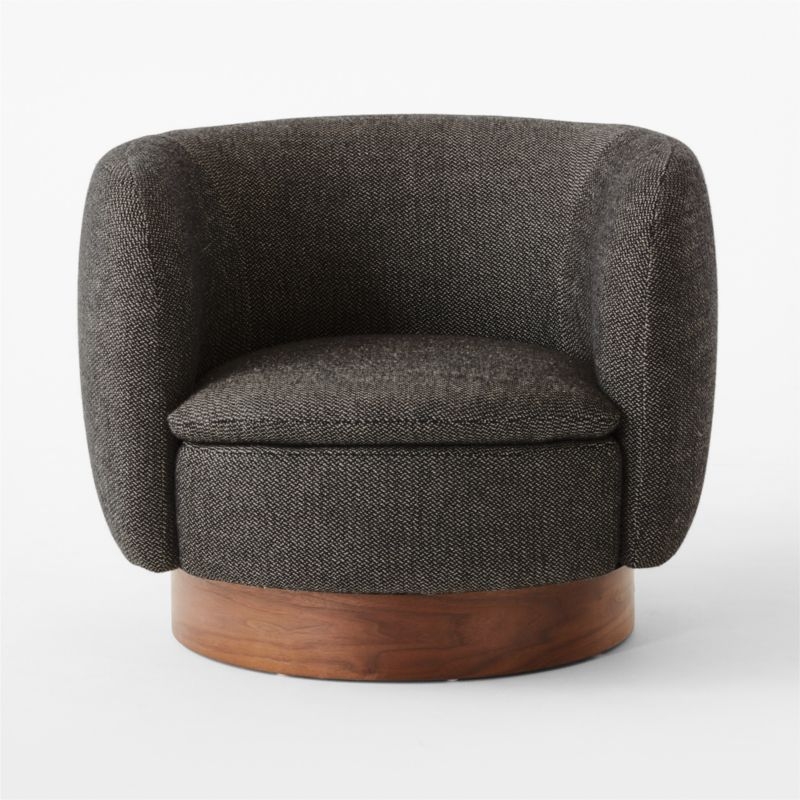 Muir Swivel Chair Kanvas Sand by Lawson-Fenning - Image 1
