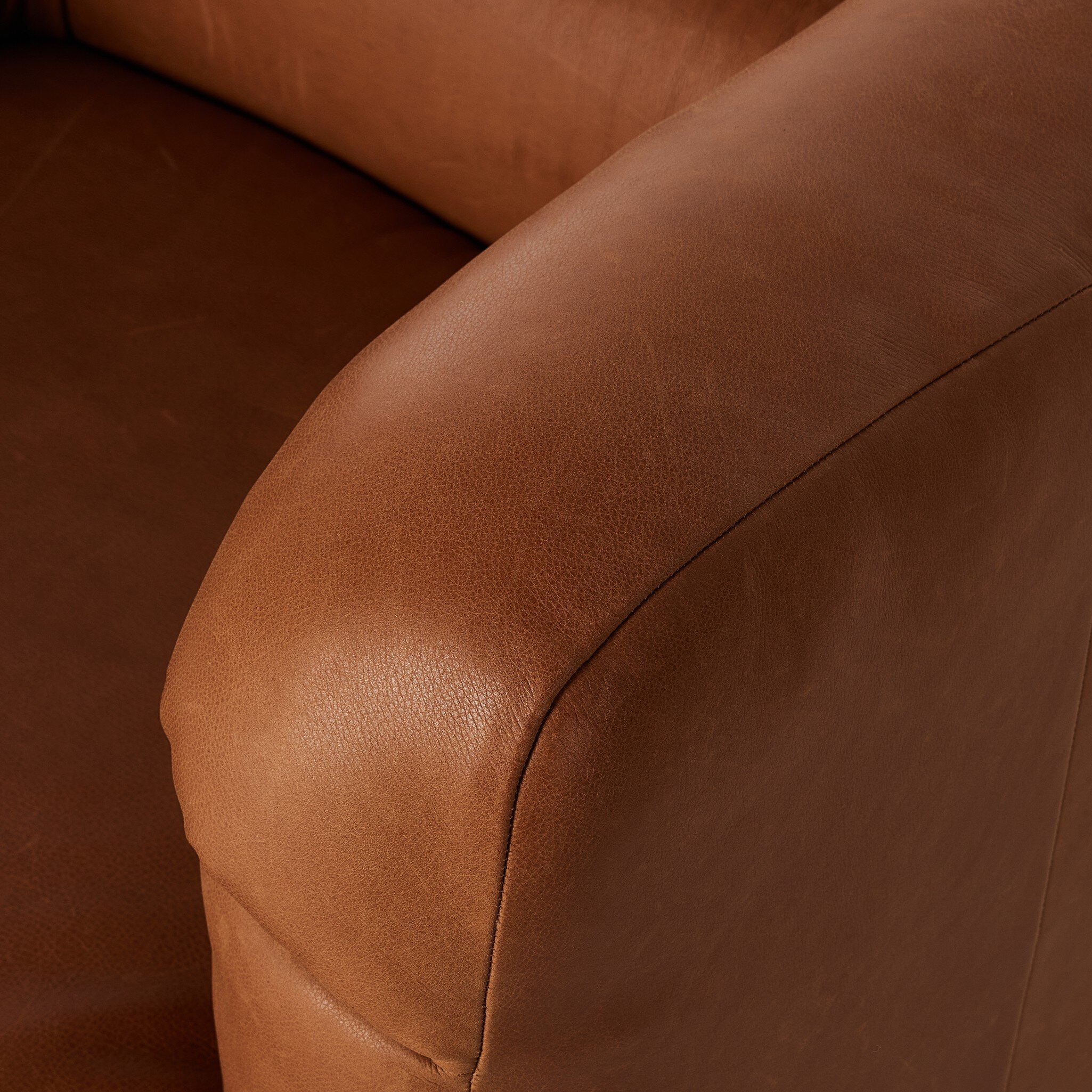 Gerrie Swivel Chair - Brickhouse Butterscotch - Image 5