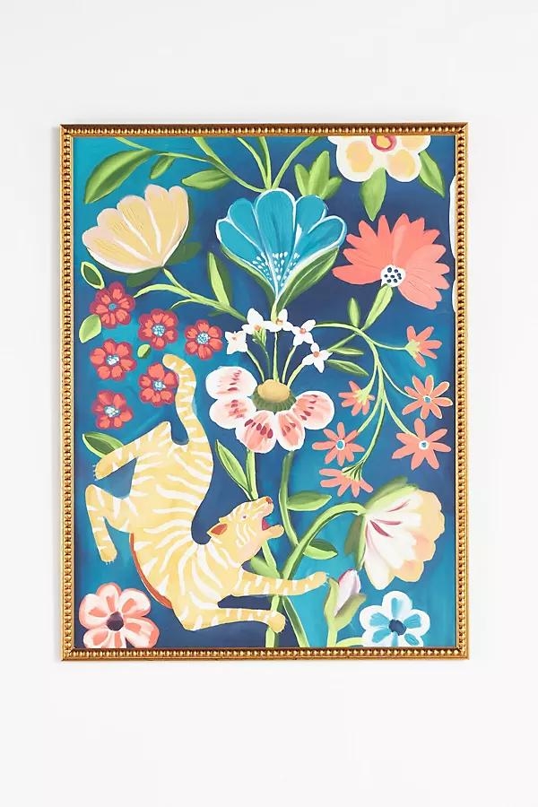 Happy Tiger Wall Art - Image 0